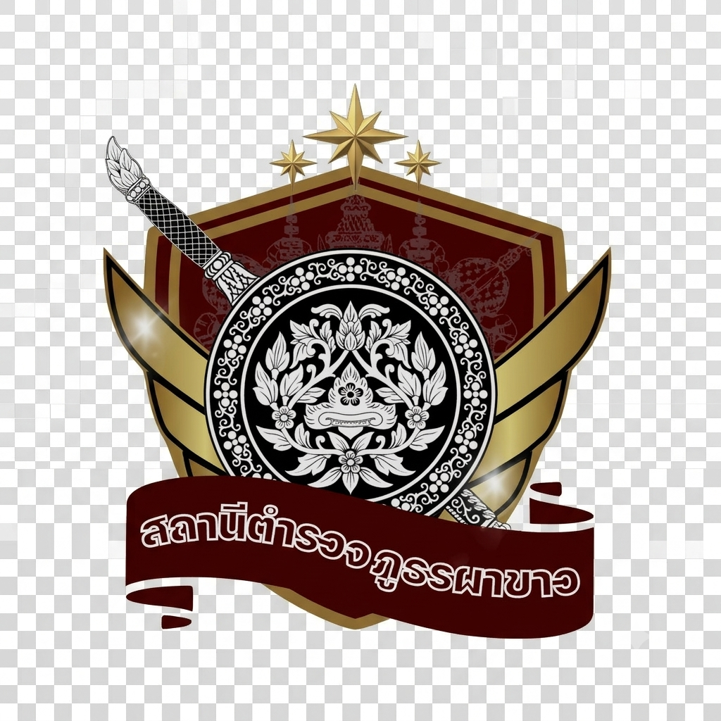 สถานีตำรวจภูธรผาขาว logo