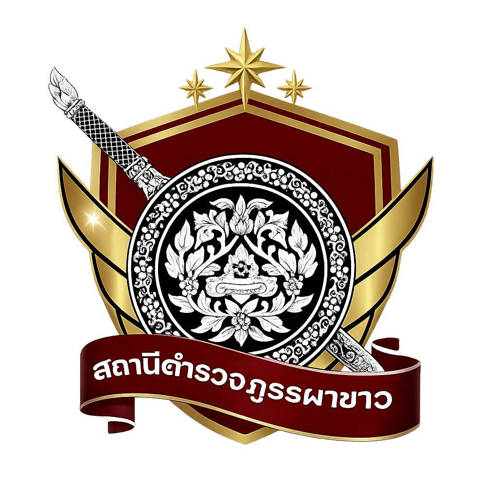 สถานีตำรวจภูธรผาขาว logo
